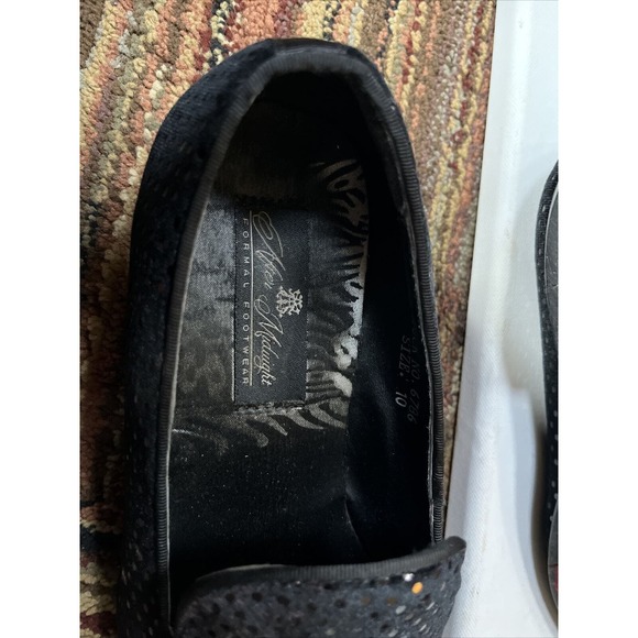 AFTER MIDNIGHT AM Mens 6786 Sequin Loafer Slip-On Shoes‎ Smoker Formal Size 10 - Picture 8 of 9
